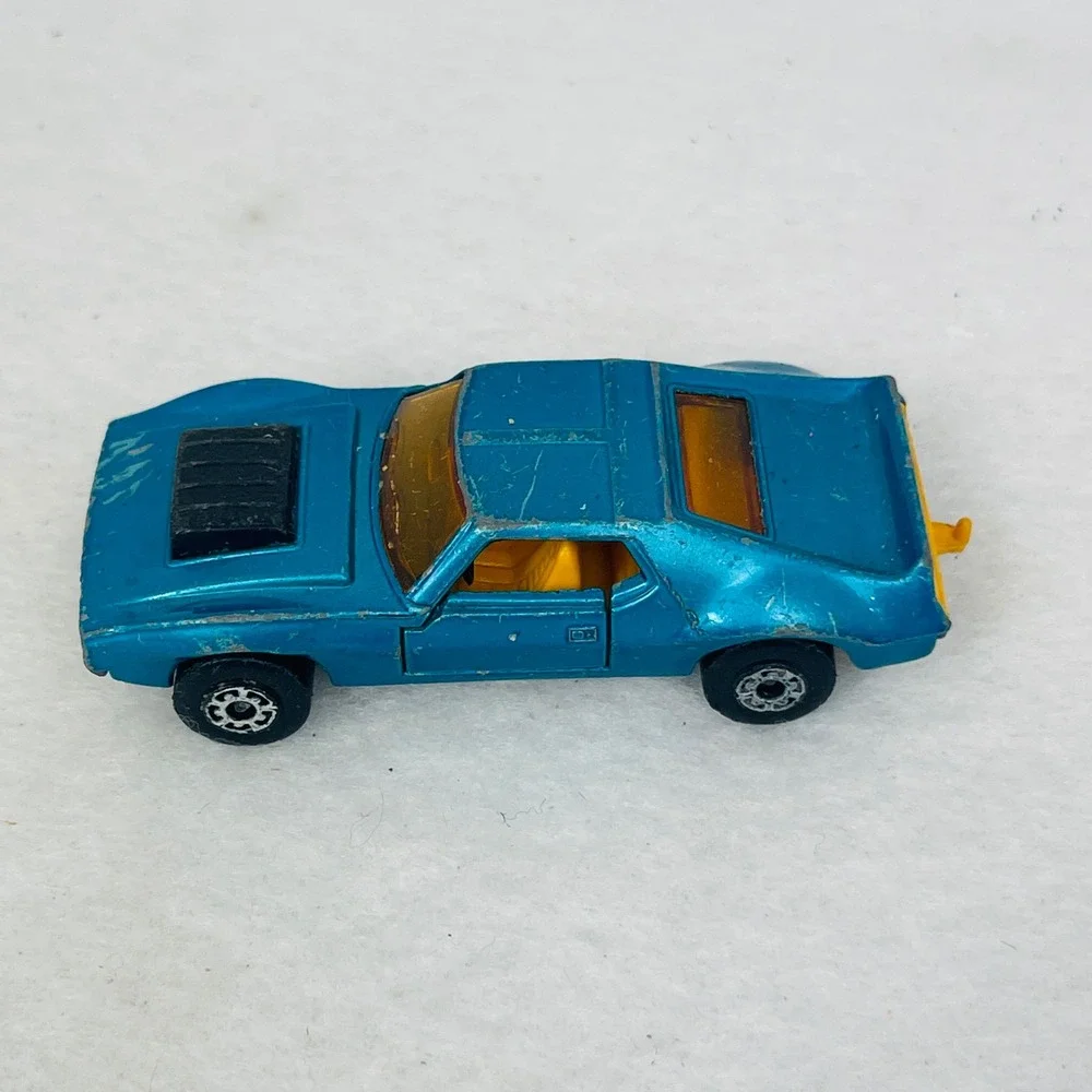 Vintage Matchbox Superfast No 9 AMX Javelin Blue 1972 Lesney Made in England